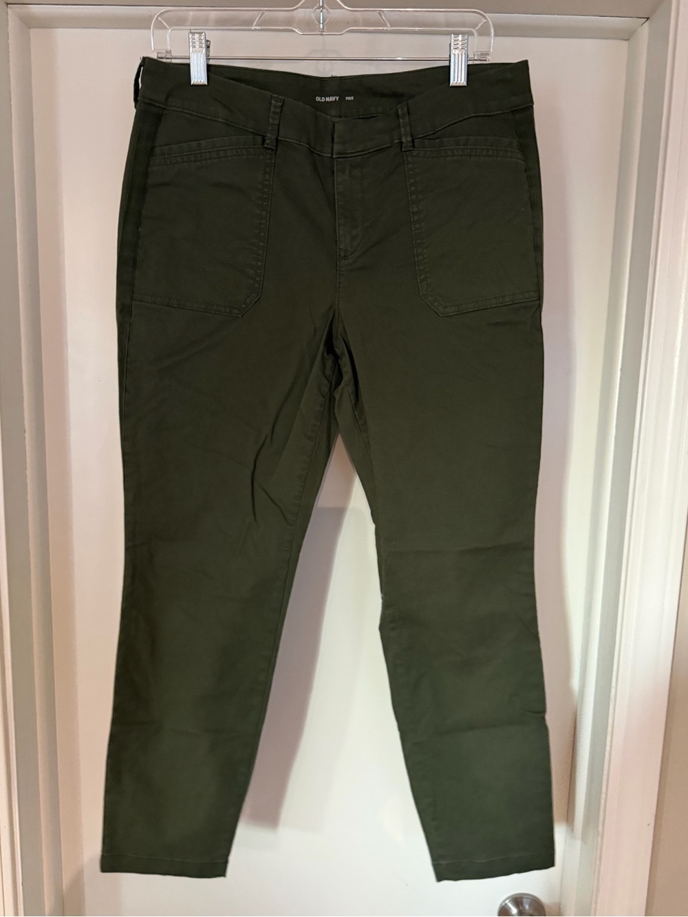 Olive Green Women’s Straight Jeans